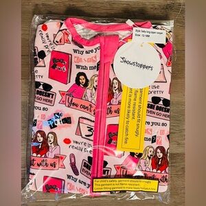 NWT 12-18 Month Showstoppers Mean Girls “So Fetch” Bamboo Pajamas